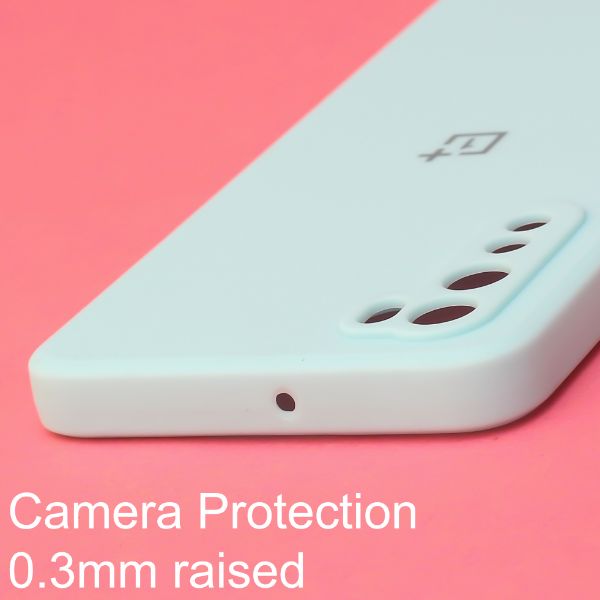 Light Blue Candy Silicone Case for Oneplus Nord - The Hatke