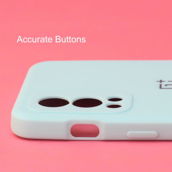 Light Blue Candy Silicone Case for Oneplus Nord 2 - The Hatke