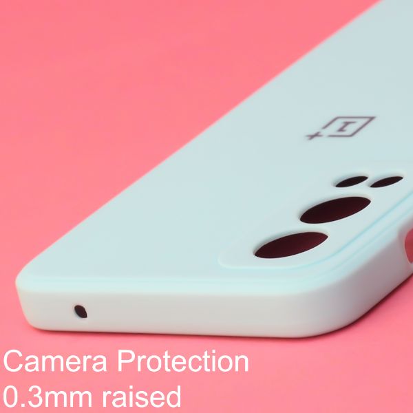 Light Blue Candy Silicone Case for Oneplus Nord 2 - The Hatke