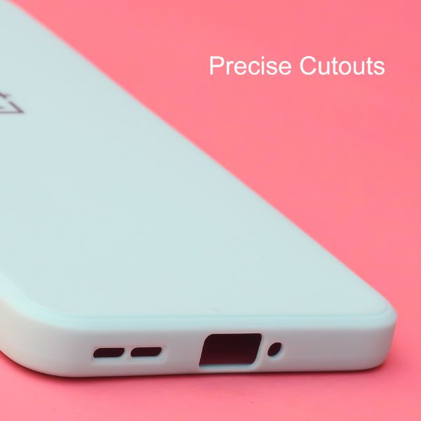 Light Blue Candy Silicone Case for Oneplus Nord 2 - The Hatke