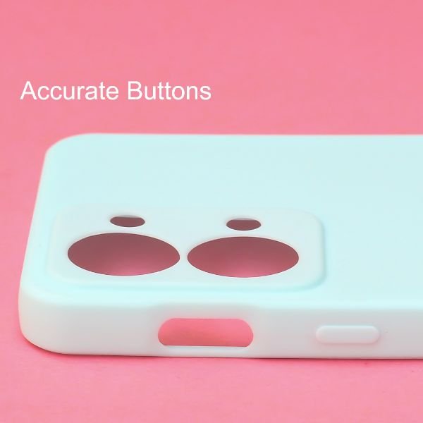 Light Blue Candy Silicone Case for Oneplus Nord 2T - The Hatke