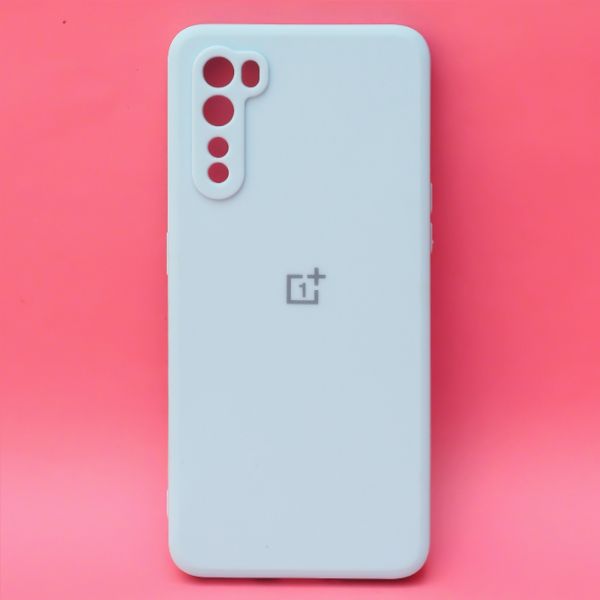 Light Blue Candy Silicone Case for Oneplus Nord - The Hatke