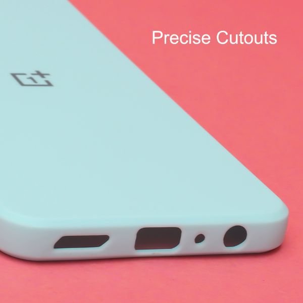 Light Blue Candy Silicone Case for Oneplus Nord CE 2 - The Hatke