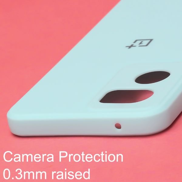 Light Blue Candy Silicone Case for Oneplus Nord CE 2 - The Hatke