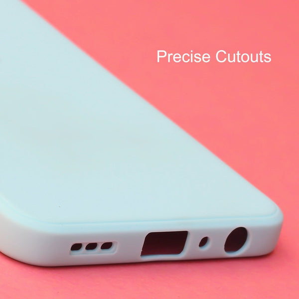 Light Blue Candy Silicone Case for Oneplus Nord CE - The Hatke