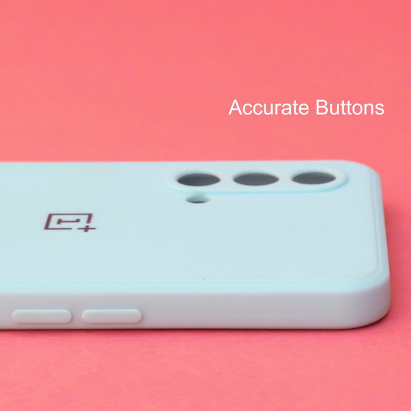 Light Blue Candy Silicone Case for Oneplus Nord CE - The Hatke