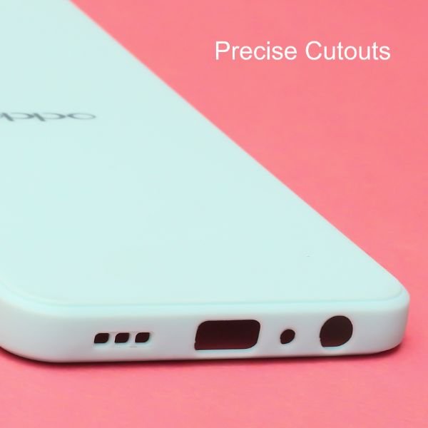 Light Blue Candy Silicone Case for Oppo F19 pro - The Hatke