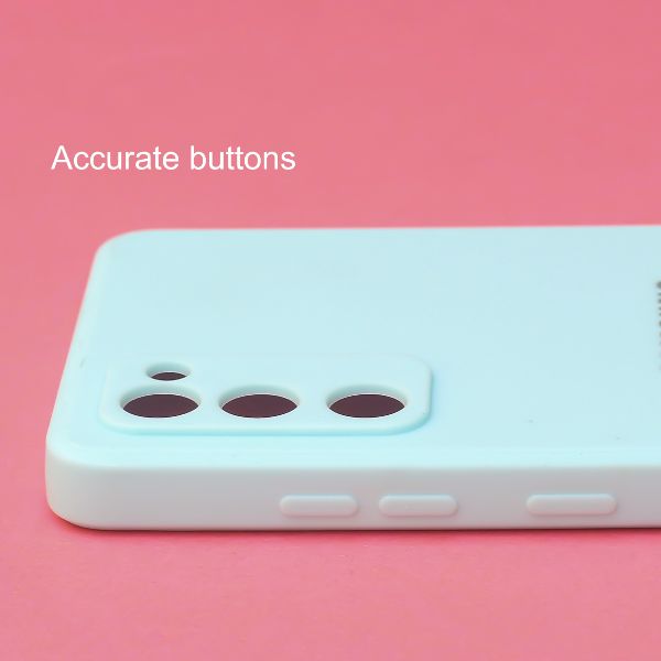 Light Blue Candy Silicone Case for Samsung S21 FE - The Hatke