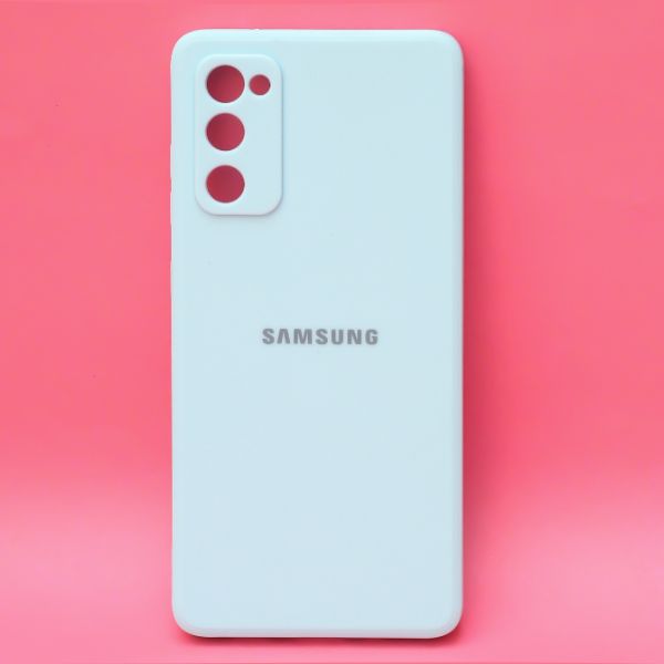 Light Blue Candy Silicone Case for Samsung S21 FE - The Hatke
