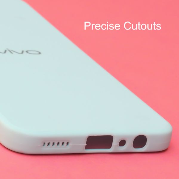 Light Blue Candy Silicone Case for Vivo V20 - The Hatke