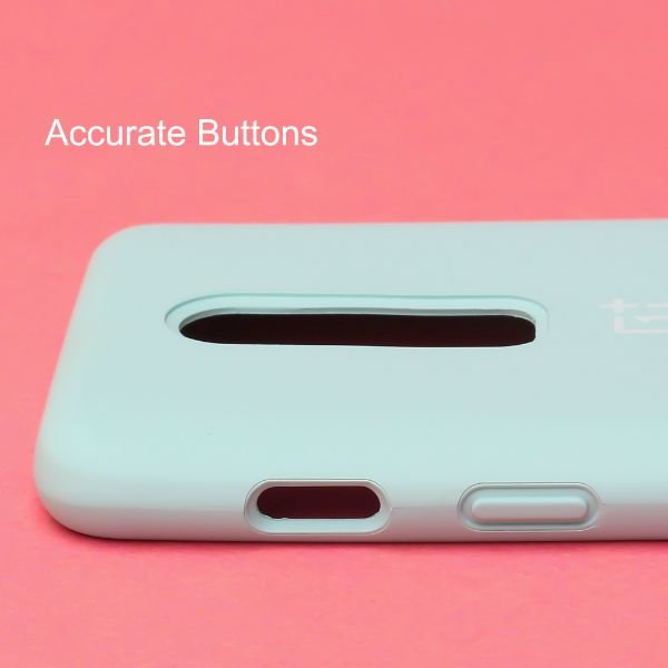 Light Blue Original Silicone case for Oneplus 6 - The Hatke