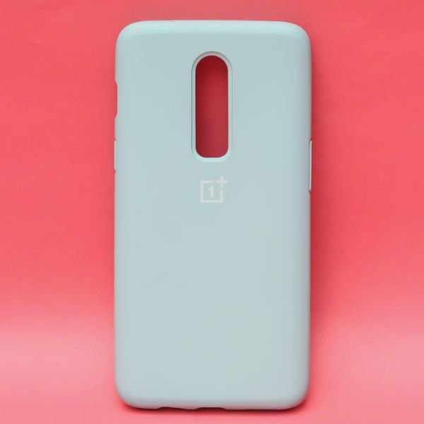 Light Blue Original Silicone case for Oneplus 6 - The Hatke