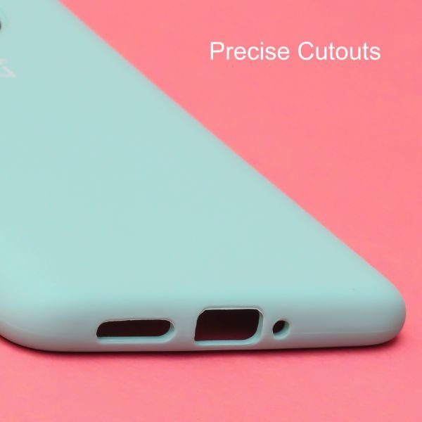 Light Blue Original Silicone case for Oneplus 7T - The Hatke