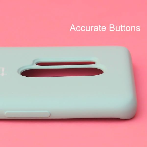 Light Blue Original Silicone case for Oneplus 8 Pro - The Hatke