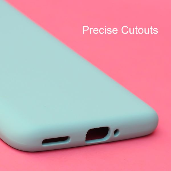 Light Blue Original Silicone case for Oneplus 8t - The Hatke