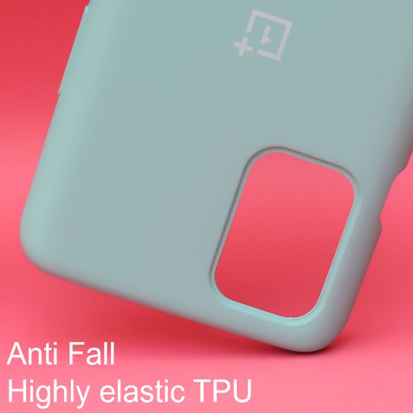 Light Blue Original Silicone case for Oneplus 8t - The Hatke