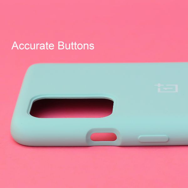 Light Blue Original Silicone case for Oneplus 8t - The Hatke