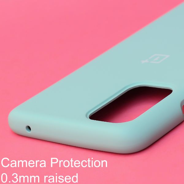 Light Blue Original Silicone case for Oneplus 9R - The Hatke