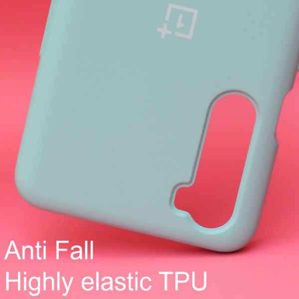 Light Blue Original Silicone case for Oneplus Nord - The Hatke