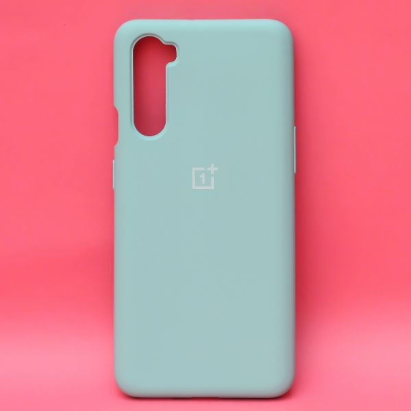 Light Blue Original Silicone case for Oneplus Nord - The Hatke