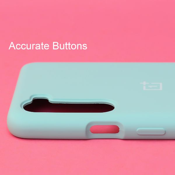 Light Blue Original Silicone case for Oneplus Nord - The Hatke