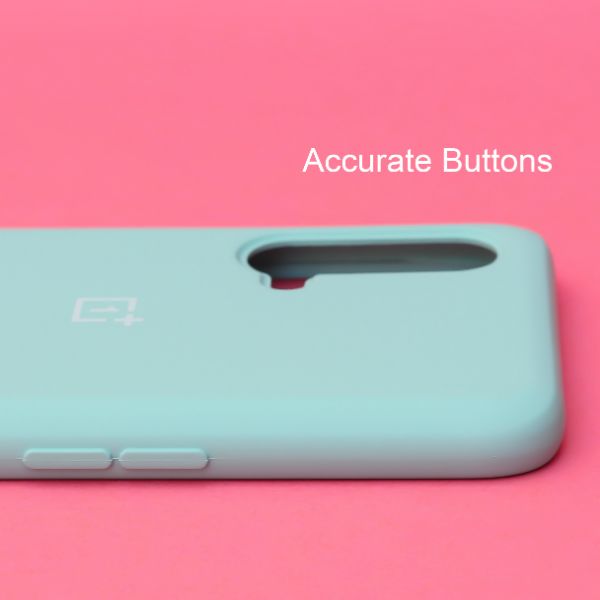 Light Blue Original Silicone case for Oneplus Nord CE - The Hatke