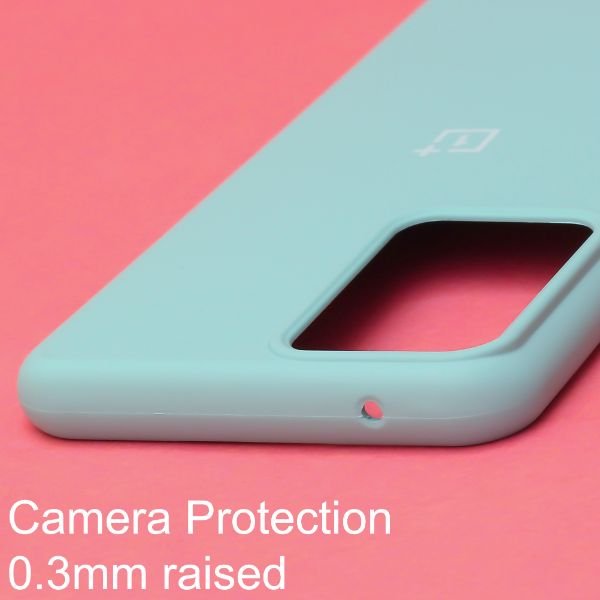 Light Blue Original Silicone case for Oneplus Nord CE 2 Lite - The Hatke