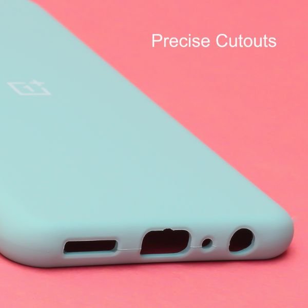 Light Blue Original Silicone case for Oneplus Nord CE 2 Lite - The Hatke