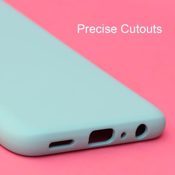 Light Blue Original Silicone case for Oneplus Nord CE - The Hatke