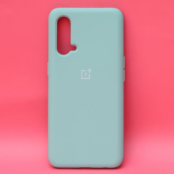 Light Blue Original Silicone case for Oneplus Nord CE - The Hatke