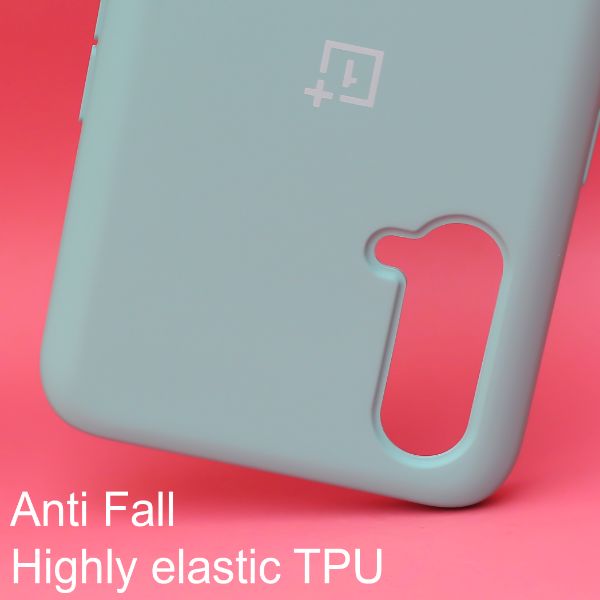 Light Blue Original Silicone case for Oneplus Nord CE - The Hatke