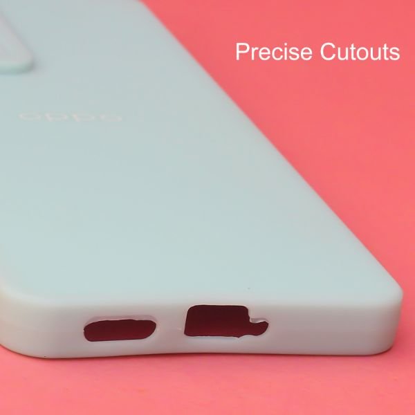 Light Blue Spazy Silicone Case for Oppo Reno 7 5g - The Hatke