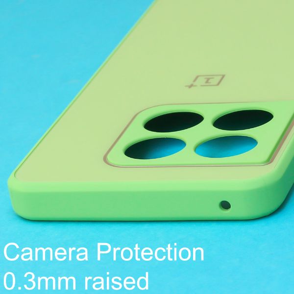 Light Green camera Safe mirror case for Oneplus 10 Pro - The Hatke