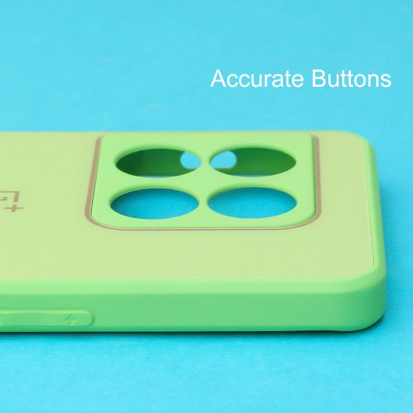 Light Green camera Safe mirror case for Oneplus 10 Pro - The Hatke