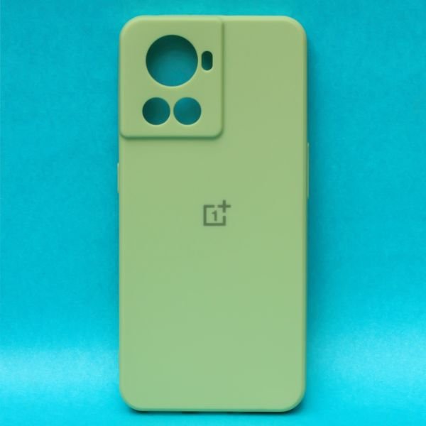 Light Green Candy Silicone Case for Oneplus 10R - The Hatke