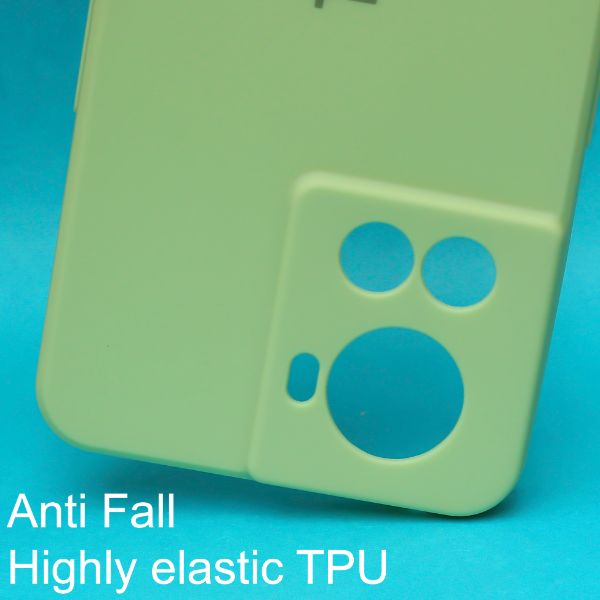 Light Green Candy Silicone Case for Oneplus 10R - The Hatke