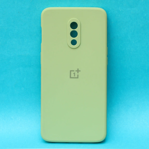 Light Green Candy Silicone Case for Oneplus 6T - The Hatke