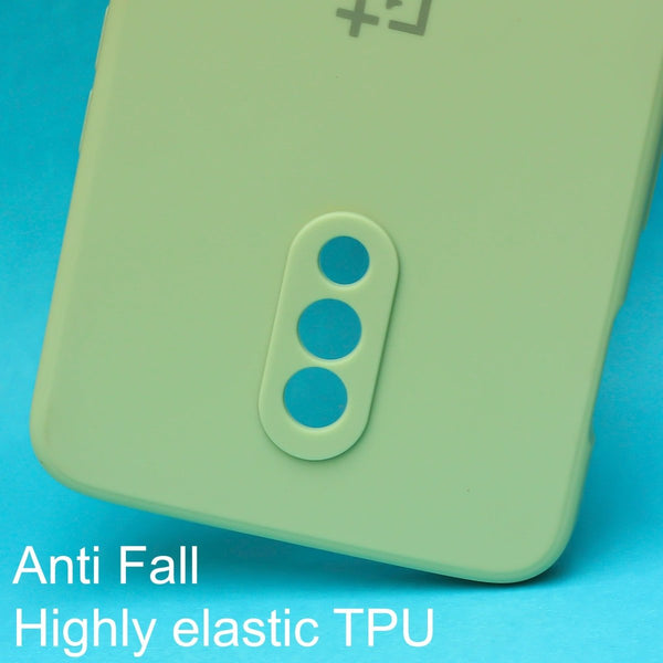 Light Green Candy Silicone Case for Oneplus 6T - The Hatke