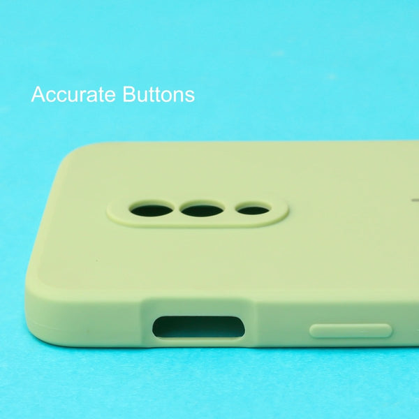 Light Green Candy Silicone Case for Oneplus 7 - The Hatke