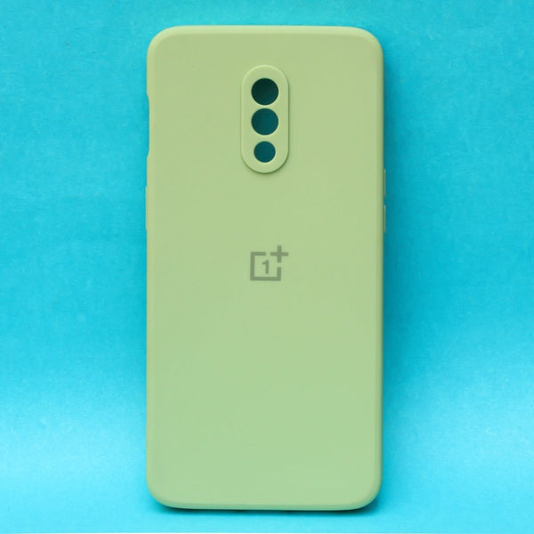 Light Green Candy Silicone Case for Oneplus 7 - The Hatke