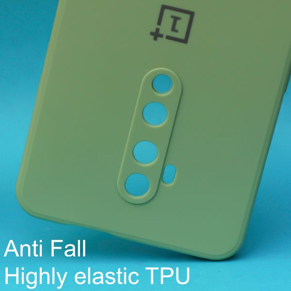 Light Green Candy Silicone Case for Oneplus 7 pro - The Hatke