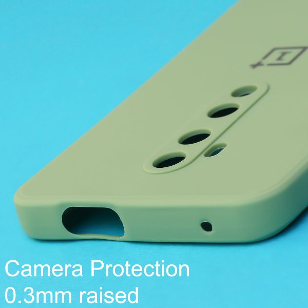 Light Green Candy Silicone Case for Oneplus 7 pro - The Hatke