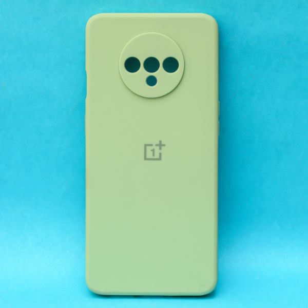 Light Green Candy Silicone Case for Oneplus 7T - The Hatke