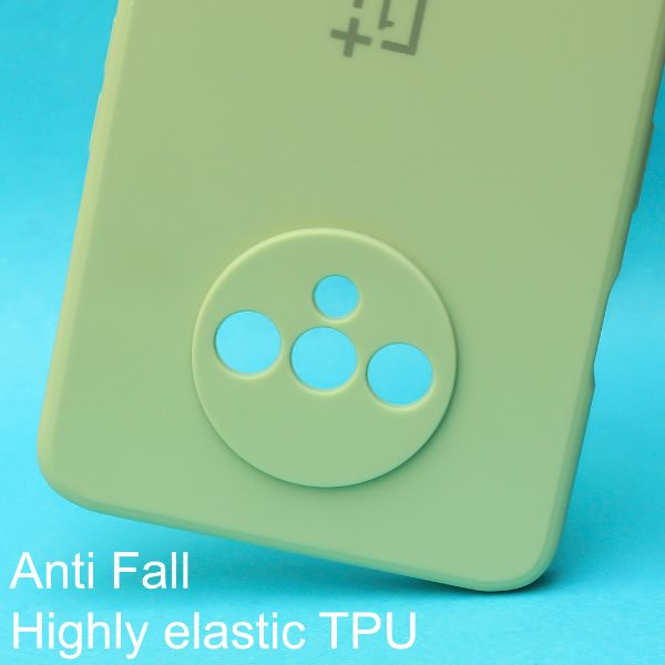 Light Green Candy Silicone Case for Oneplus 7T - The Hatke