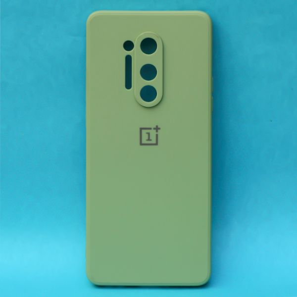 Light Green Candy Silicone Case for Oneplus 8 pro - The Hatke