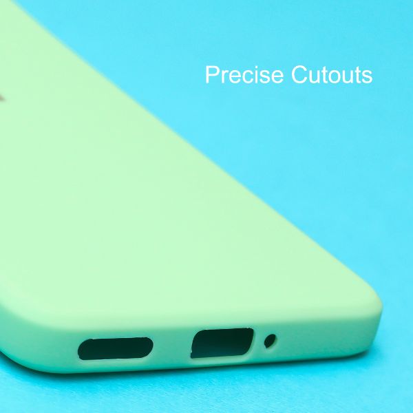 Light Green Candy Silicone Case for Oneplus 9R - The Hatke