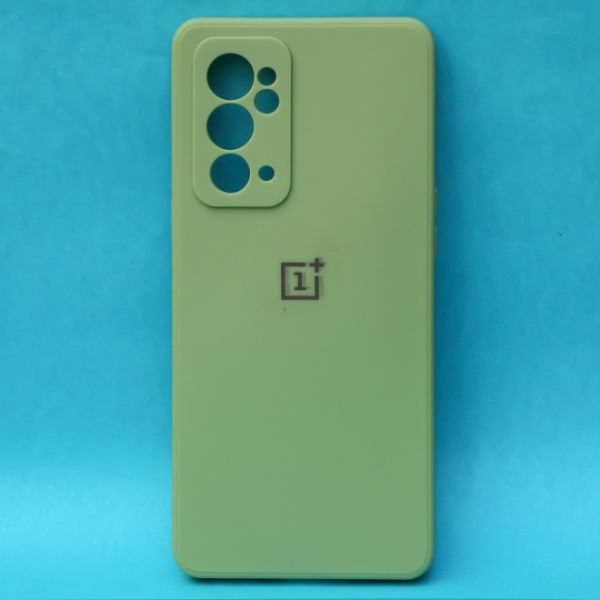 Light Green Candy Silicone Case for Oneplus 9RT - The Hatke