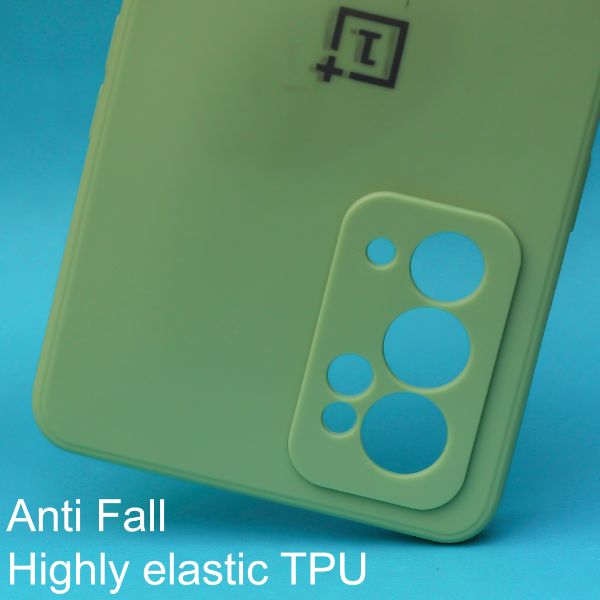 Light Green Candy Silicone Case for Oneplus 9RT - The Hatke