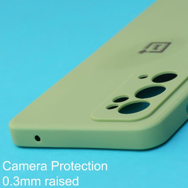 Light Green Candy Silicone Case for Oneplus 9RT - The Hatke