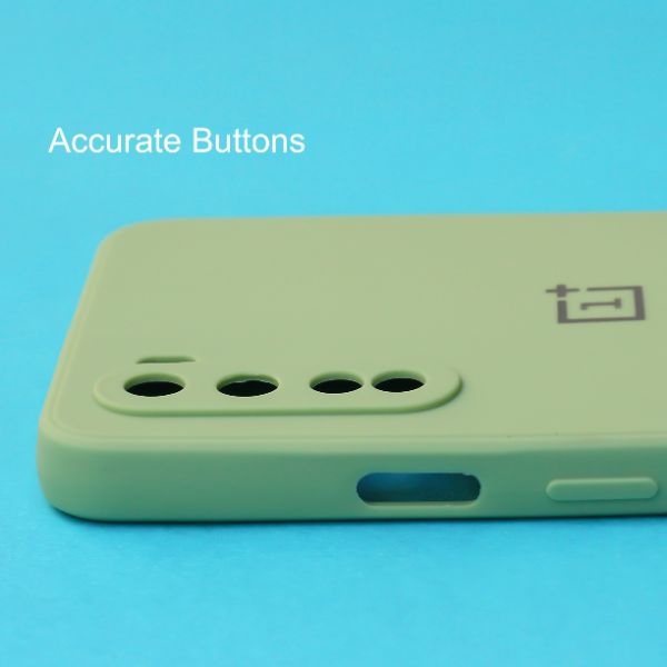 Light Green Candy Silicone Case for Oneplus Nord - The Hatke